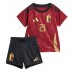 Echipament fotbal Belgia Timothy Castagne #21 Tricou Acasa European 2024 pentru copii maneca scurta (+ Pantaloni scurti)